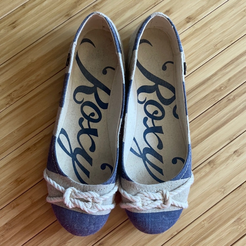 Roxy slip on ballerina flats